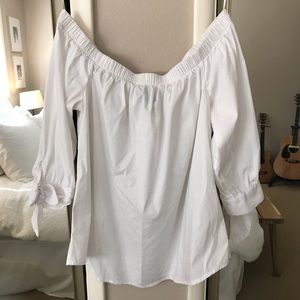 Off the shoulder blouse